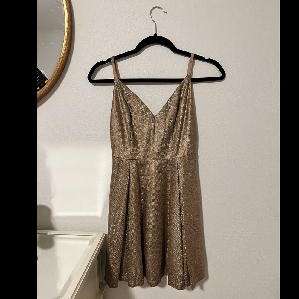 Beautiful Sparkly Gold Dress